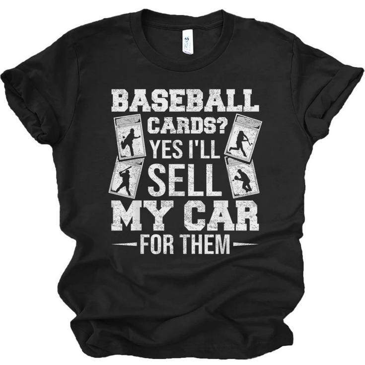 Trading Card Collector Cardboard Baseball Card Collector Unisex Jersey T-Shirt