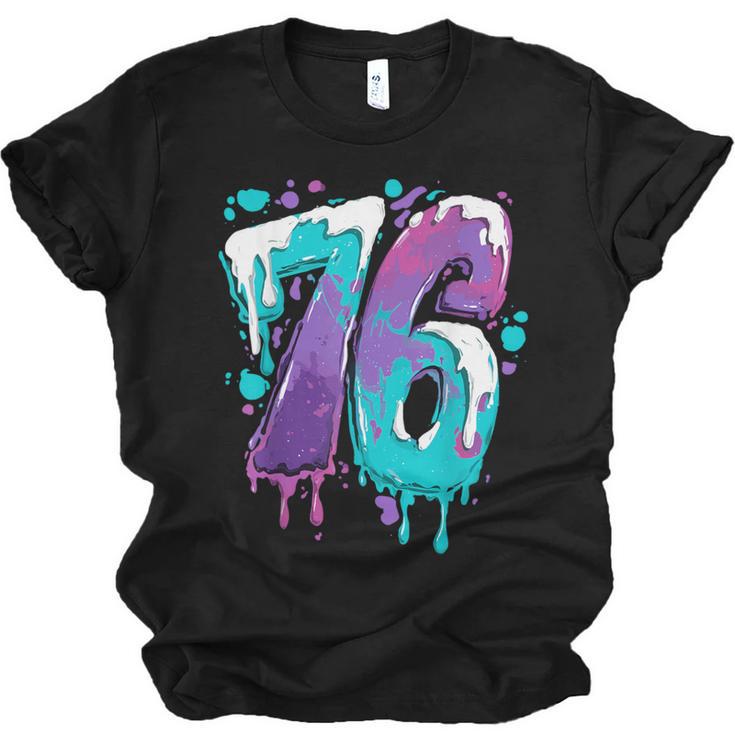 Vintage Baseball 76 Number Unisex Jersey T-Shirt