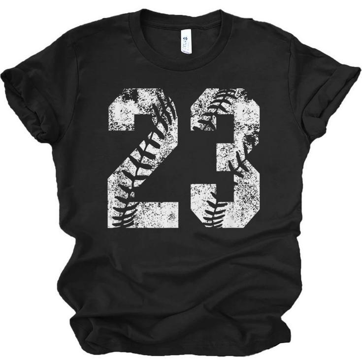 Vintage Baseball Number 23 Jersey Player Uniform Unisex Jersey T-Shirt