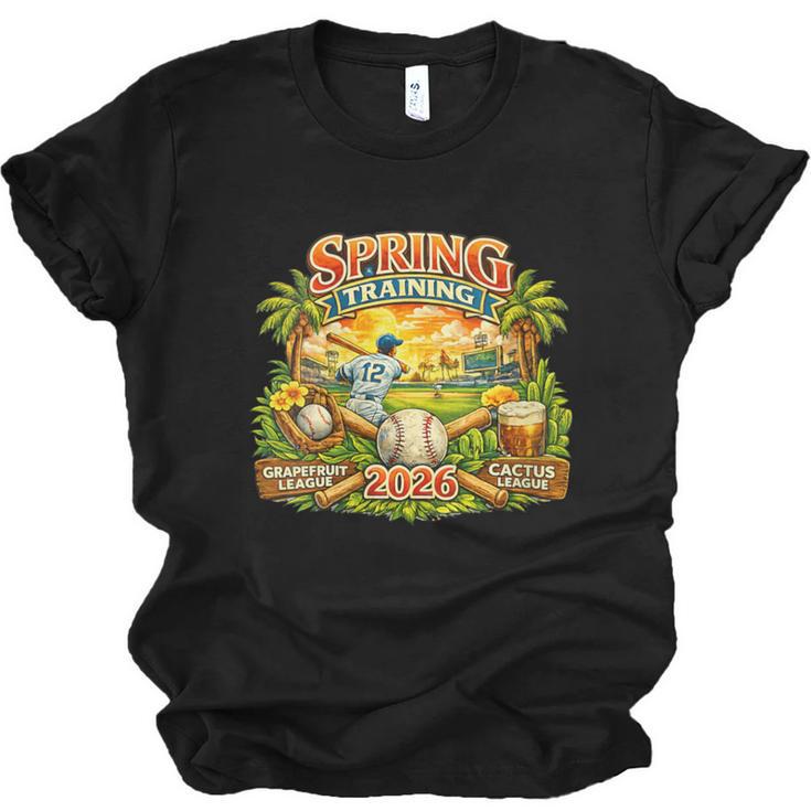 Women's Awesome Spring Trainings 2026 Baseball Arizona Florida Unisex Jersey T-Shirt