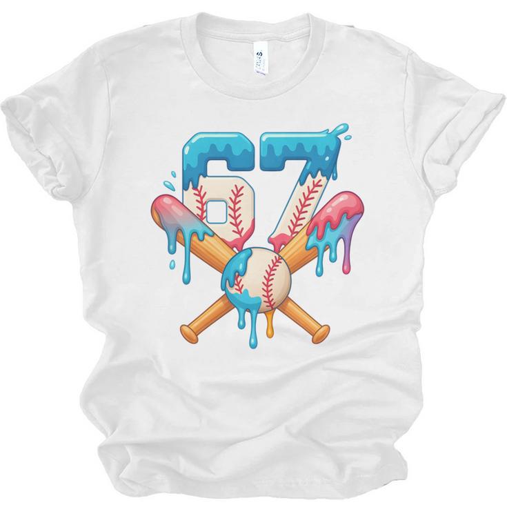 67 Baseball Life Style 101 Apparel Youth Drip Baseball Boys Unisex Jersey T-Shirt