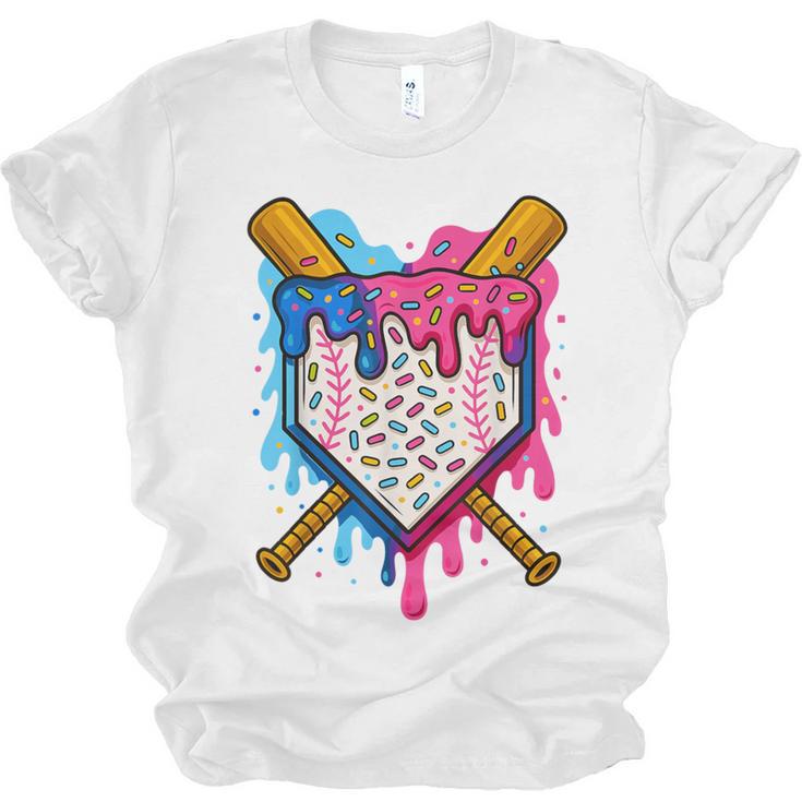 Baseball Boys Ice Cream Drip Baseball Unisex Jersey T-Shirt
