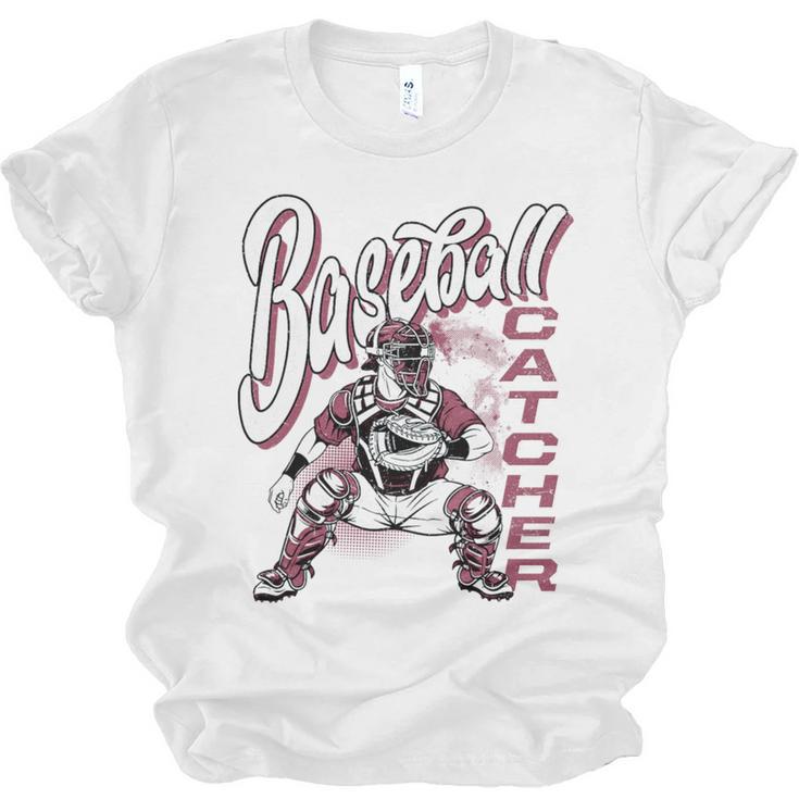 Baseball Catcher Gear Home Plate Premium Tri-Blend Unisex Jersey T-Shirt