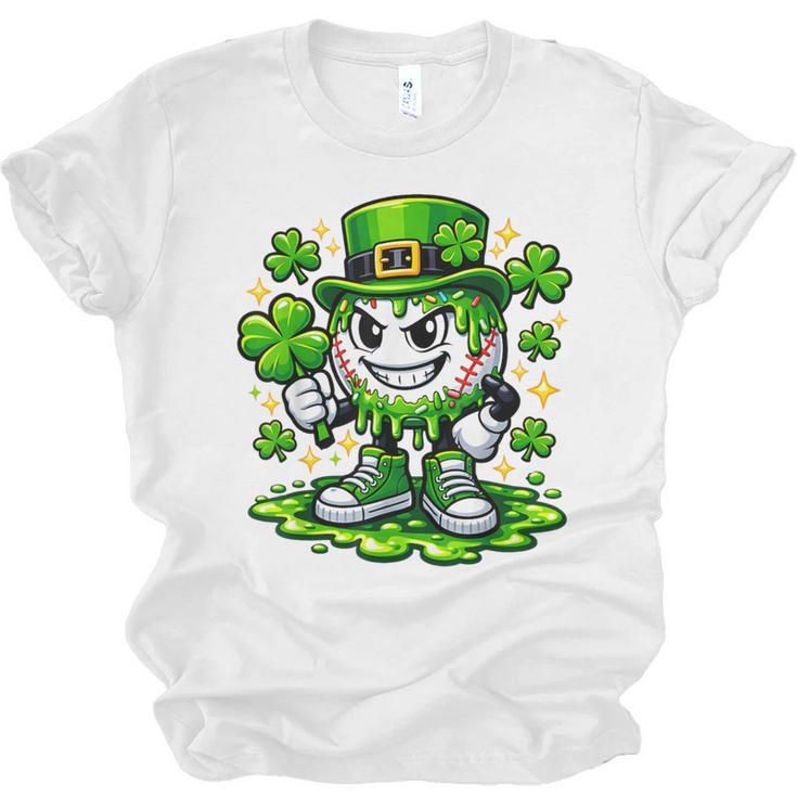 Baseball Drip Icecream Apparel Youth Boy St Patrick Day Unisex Jersey T-Shirt