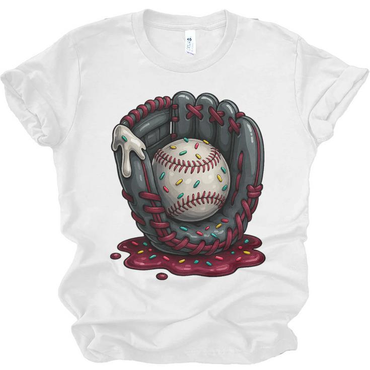 Baseball Drip Team For Boys And Girls Ice Cream Cool Premium Tri-Blend Unisex Jersey T-Shirt