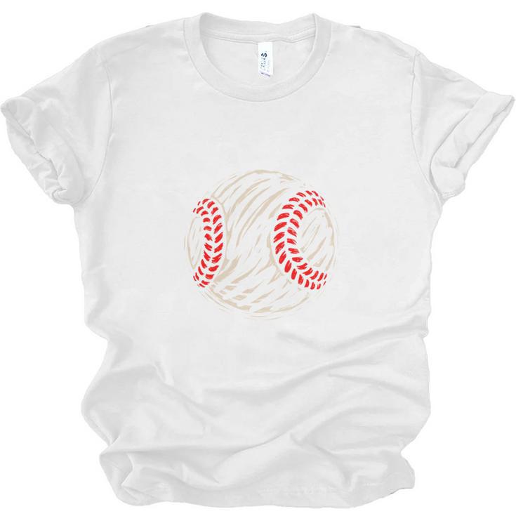 Baseball Gigi Distressed Vintage Grandma Game Day Unisex Jersey T-Shirt