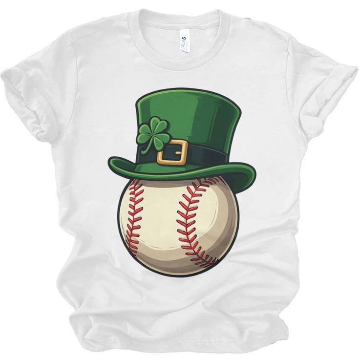 Baseball Leprechaun Hat Saint Patrick Retro Unisex Jersey T-Shirt