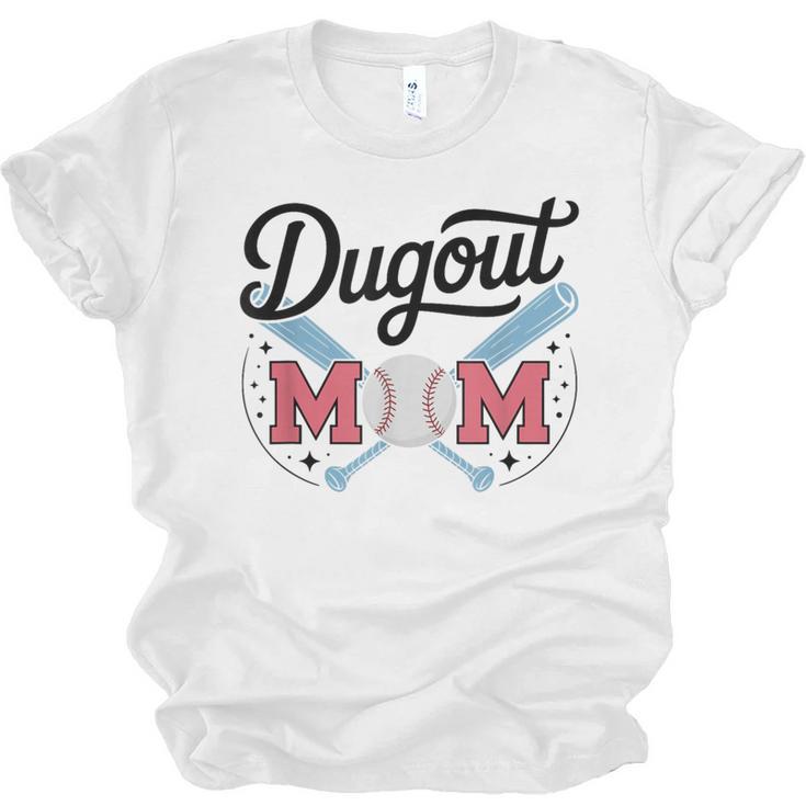Baseball Mom – Proud Dugout Supporter Unisex Jersey T-Shirt