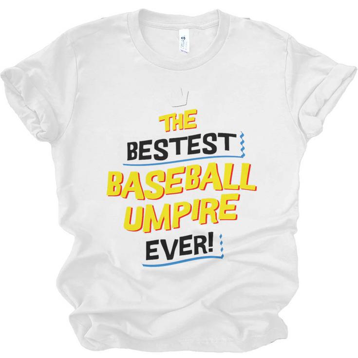 Best Baseball Umpire Job Occupation Premium Tri-Blend Unisex Jersey T-Shirt