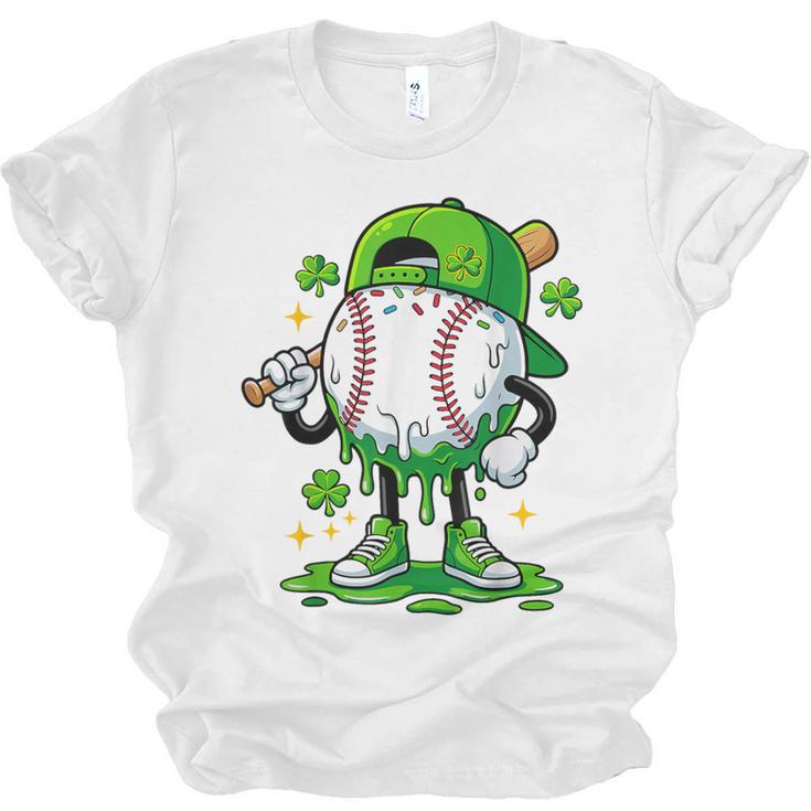 Boys St Patrick’s Day Baseball Drip Ice Cream Apparel Youth Unisex Jersey T-Shirt