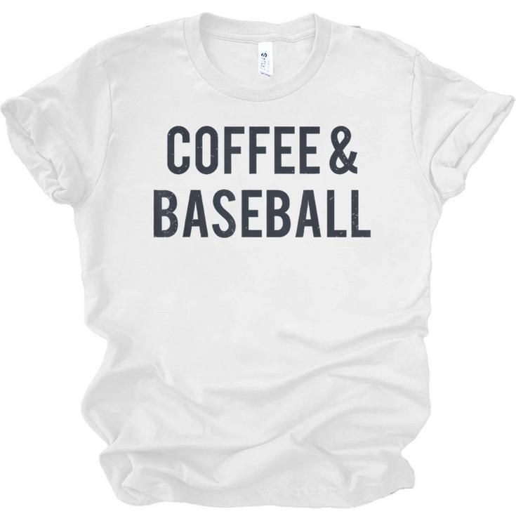 Coffee And Baseball Unisex Jersey T-Shirt
