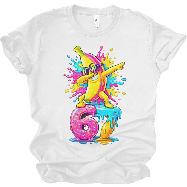 Dabbing Banana 67 Drip Baseball Drip Six Seven Joke Premium Tri-Blend Unisex Jersey T-Shirt
