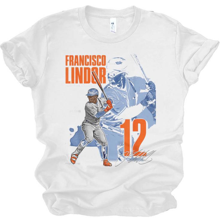 Francisco Lindor New York M Baseball Players MLBFLI304N Unisex Jersey T-Shirt