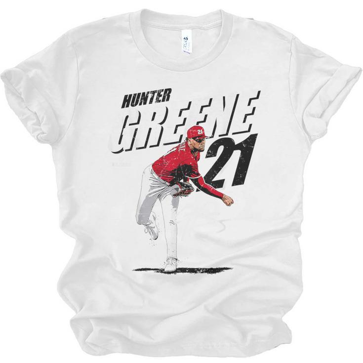 Hunter Greene Cincinnati MLB Baseball Players MLBHGR204M Unisex Jersey T-Shirt