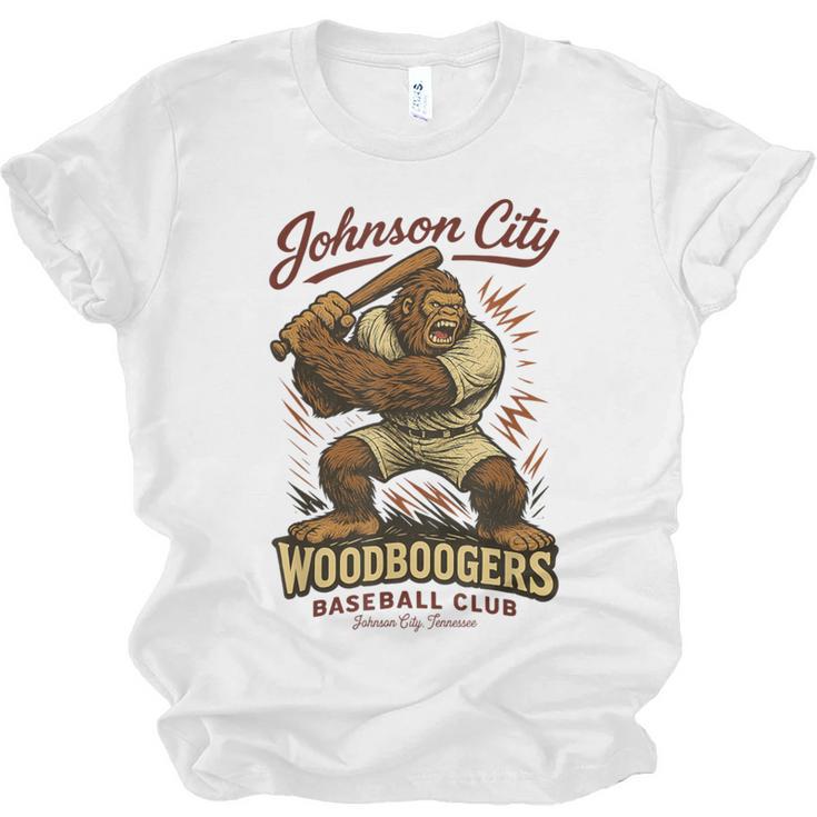 Johnson City Woodboogers Retro Baseball Club Unisex Jersey T-Shirt