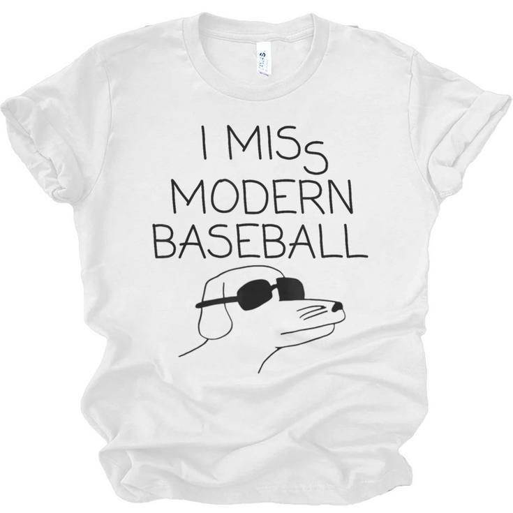 I Miss Modern Baseball Vintage Baseball Meme Tee Unisex Jersey T-Shirt