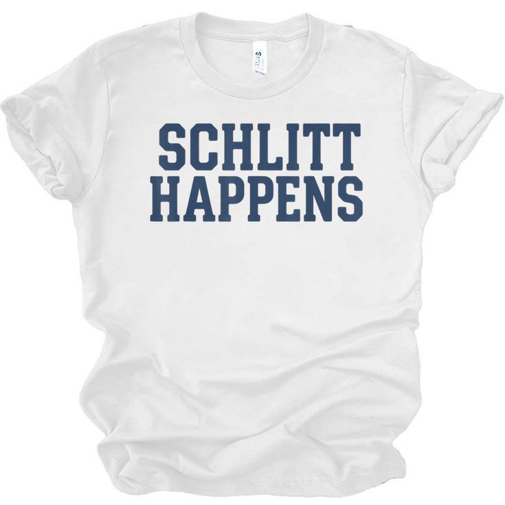 Schlitt Happens NY Bronx I Heart Baseball Apparel Unisex Jersey T-Shirt