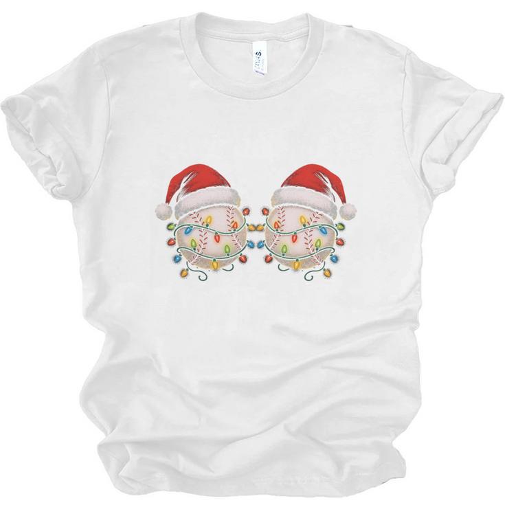 Stop Staring At My Balls Comedy Christmas Baseball Unisex Jersey T-Shirt