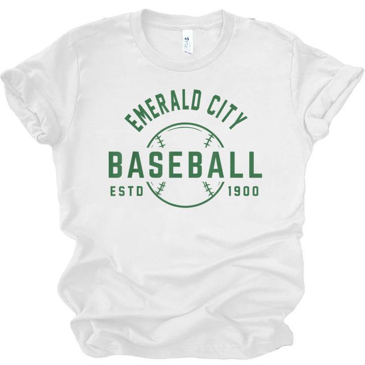 Wizard Of Oz Emerald City Baseball Costume Halloween Unisex Jersey T-Shirt