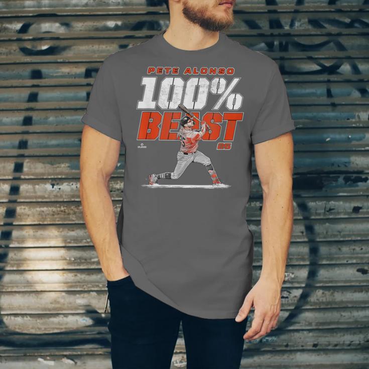 100 Beast Pete Alonso Baltimore Baseball MLBPA Unisex Jersey T-Shirt