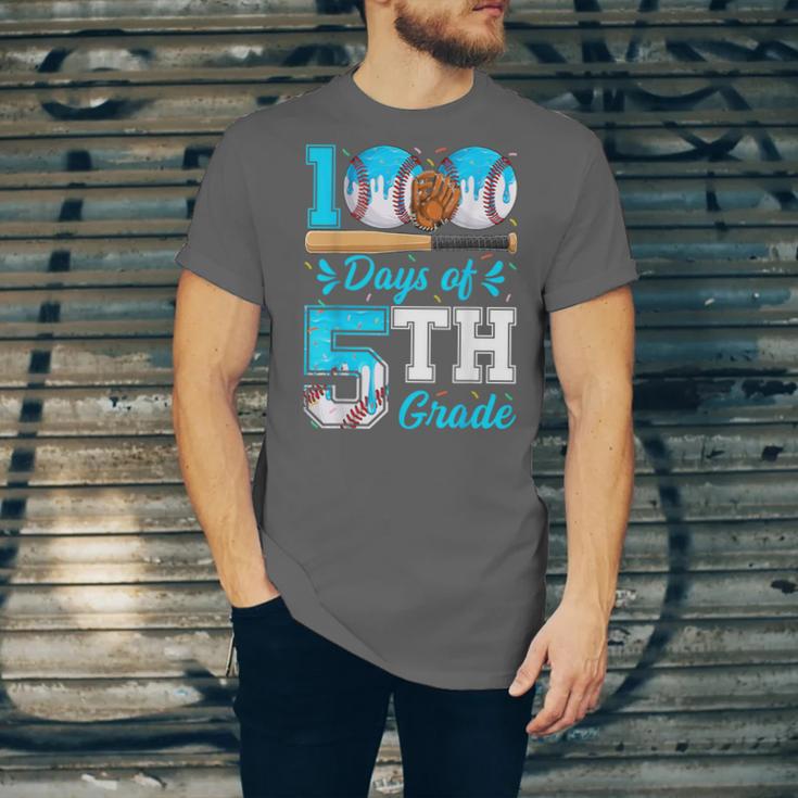 100 Days Of 5th Grade Baseball 100th Day Of School Boys Kids Unisex Jersey T-Shirt 100 Days Of 5th Grade Baseball 100th Day Of School Boys Kids Unisex Jersey T-Shirt