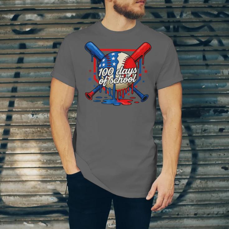 100 Days Of School 100th Day Youth Drip Baseball Boys Kid Unisex Jersey T-Shirt 100 Days Of School 100th Day Youth Drip Baseball Boys Kid Unisex Jersey T-Shirt