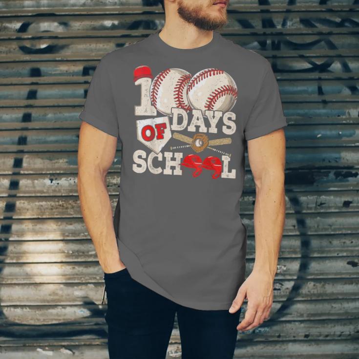 100 Days Of School Baseball 100th Day Of School Kids Teacher Unisex Jersey T-Shirt 100 Days Of School Baseball 100th Day Of School Kids Teacher Unisex Jersey T-Shirt