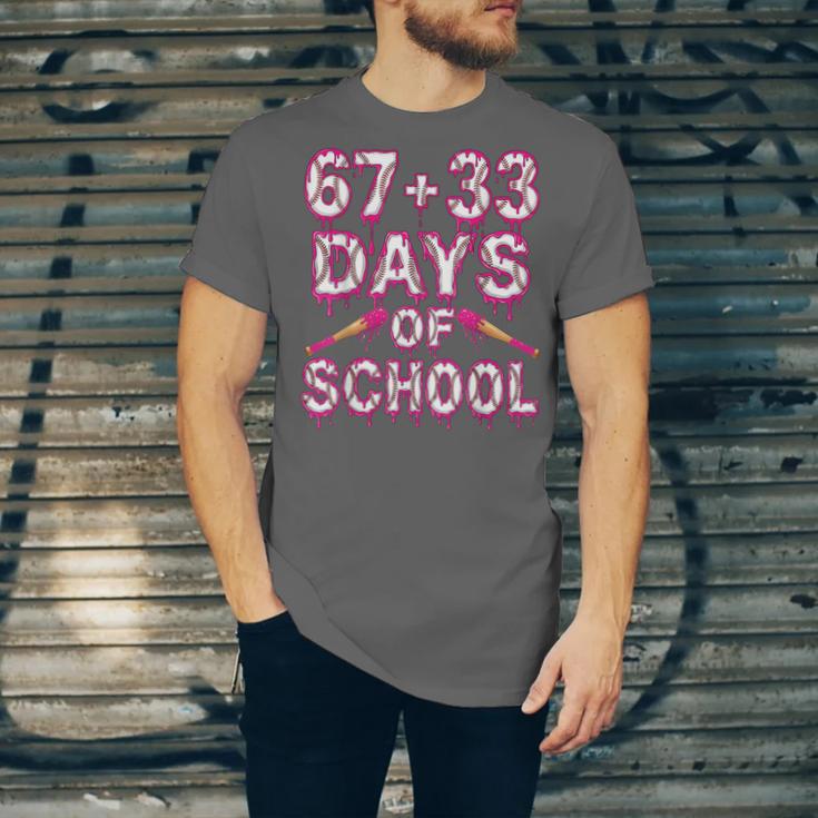 100 Days Of School Baseball Boys Six Seven Drip 100th Day Unisex Jersey T-Shirt
