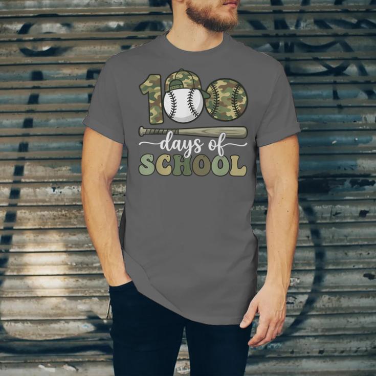 100 Days Of School Baseball Camo Art For Boys Kids Students Unisex Jersey T-Shirt 100 Days Of School Baseball Camo Art For Boys Kids Students Unisex Jersey T-Shirt