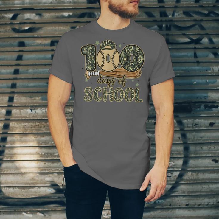 100 Days Of School Baseball Camo Boys Kids 100th Day Unisex Jersey T-Shirt 100 Days Of School Baseball Camo Boys Kids 100th Day Unisex Jersey T-Shirt