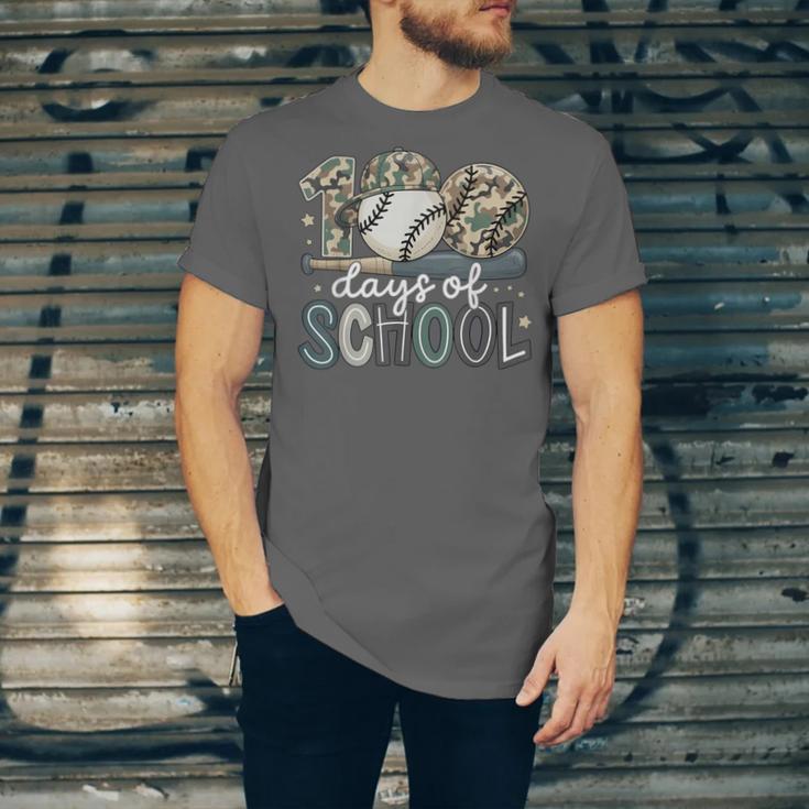 100 Days Of School Baseball Camo Camo Cap Boy School Unisex Jersey T-Shirt 100 Days Of School Baseball Camo Camo Cap Boy School Unisex Jersey T-Shirt