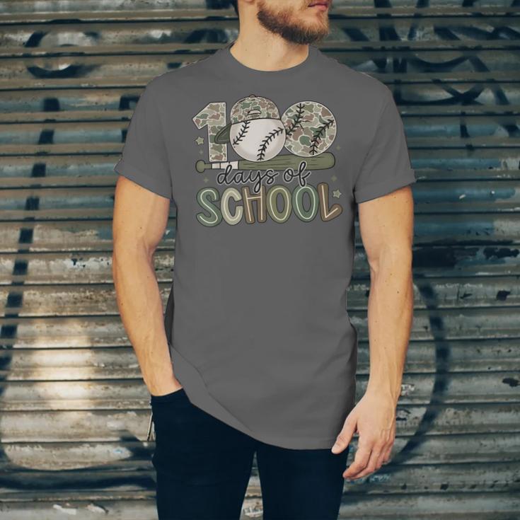 100 Days Of School Baseball Camo Celebration Unisex Jersey T-Shirt 100 Days Of School Baseball Camo Celebration Unisex Jersey T-Shirt
