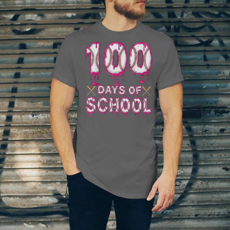 100 Days Of School Baseball Ice Cream Drip 100th Day Boys Unisex Jersey T-Shirt 100 Days Of School Baseball Ice Cream Drip 100th Day Boys Unisex Jersey T-Shirt