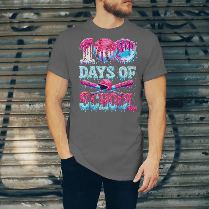 100 Days Of School Baseball Ice Cream Drip For Boys Kid Unisex Jersey T-Shirt 100 Days Of School Baseball Ice Cream Drip For Boys Kid Unisex Jersey T-Shirt