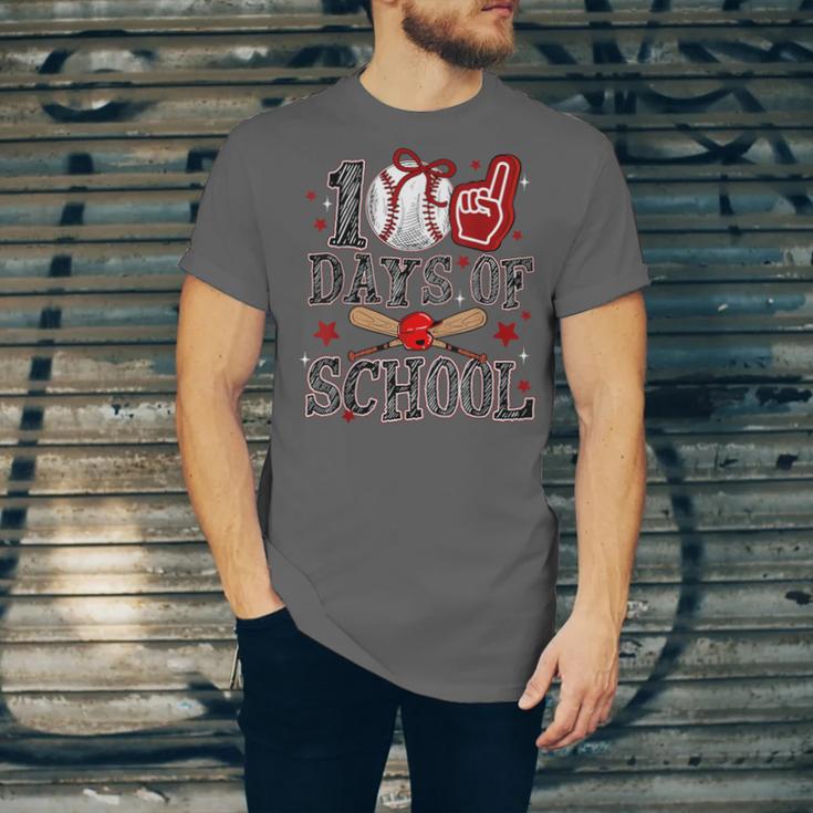 100 Days Of School Baseball Teacher 100 Days Smarter Student Unisex Jersey T-Shirt 100 Days Of School Baseball Teacher 100 Days Smarter Student Unisex Jersey T-Shirt