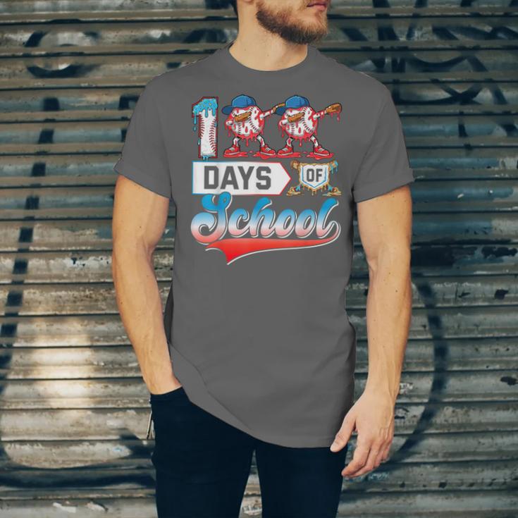 100 Days Of School Boys Baseball Drip 100th Day Dabbing Ball Unisex Jersey T-Shirt 100 Days Of School Boys Baseball Drip 100th Day Dabbing Ball Unisex Jersey T-Shirt