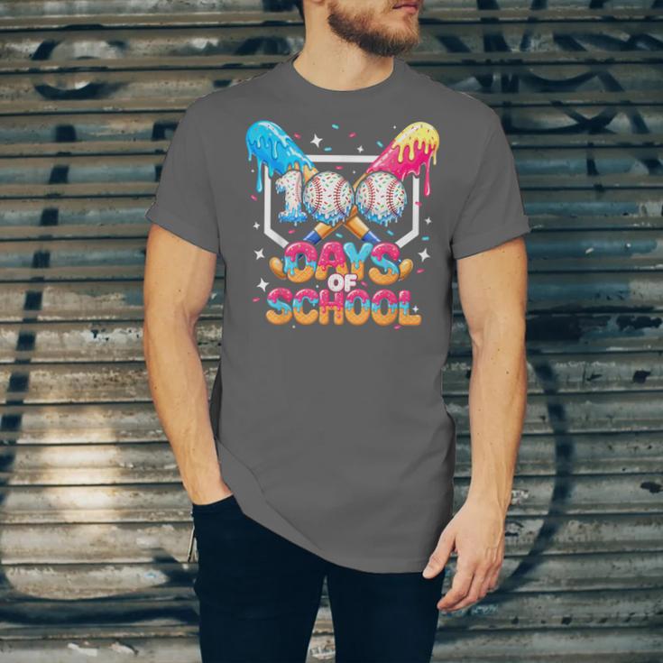 100 Days Of School Ice Cream Baseball Player For Kids Boys Unisex Jersey T-Shirt 100 Days Of School Ice Cream Baseball Player For Kids Boys Unisex Jersey T-Shirt