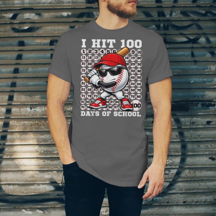 100 Days Of School Retro Baseball Sport For Boys Teachers Unisex Jersey T-Shirt