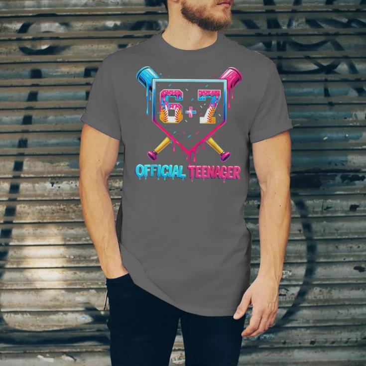 13th Birthday Official Teenager 67 Baseball Drip Boys Unisex Jersey T-Shirt 13th Birthday Official Teenager 67 Baseball Drip Boys Unisex Jersey T-Shirt