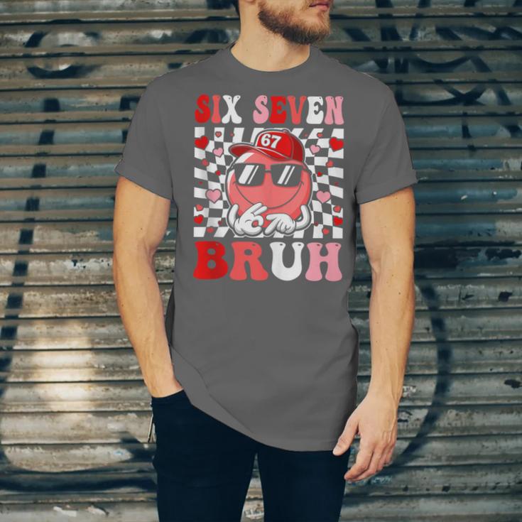 6 7 Bruh Six Seven Valentine Heart Baseball Unisex Jersey T-Shirt 6 7 Bruh Six Seven Valentine Heart Baseball Unisex Jersey T-Shirt