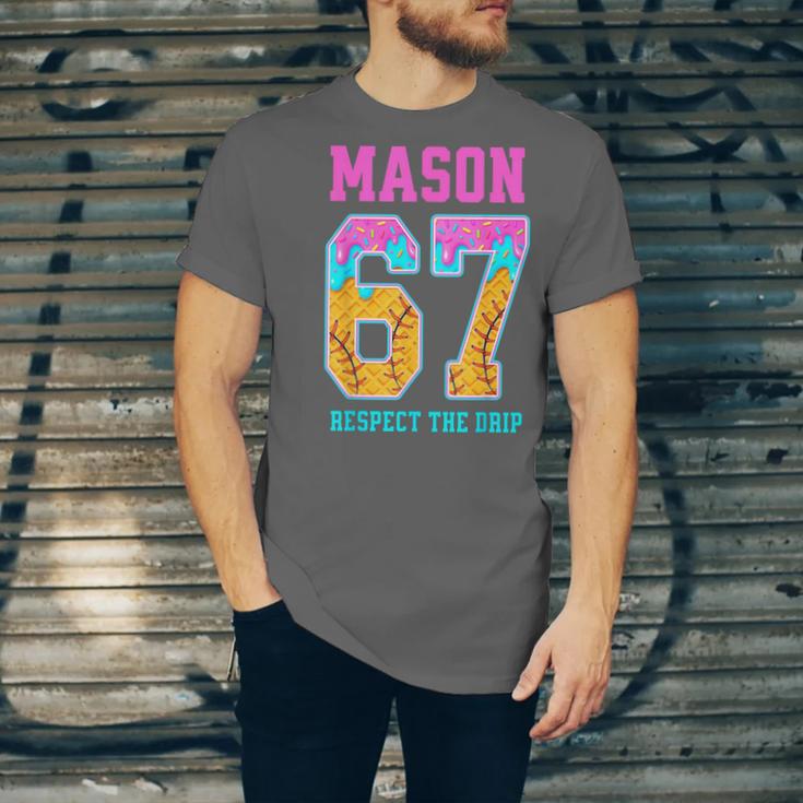 6 7 Mason Baseball Drip Unisex Jersey T-Shirt 6 7 Mason Baseball Drip Unisex Jersey T-Shirt