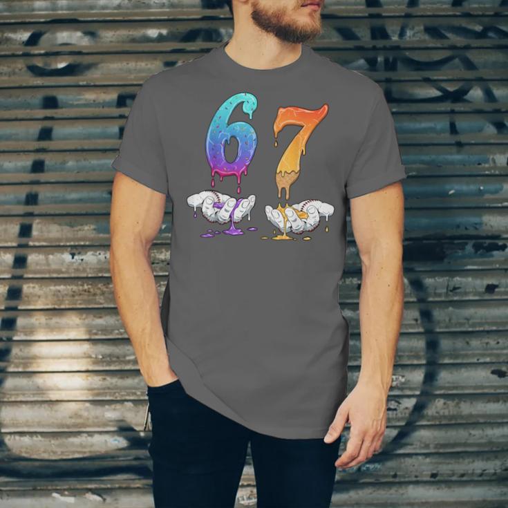 6 7 Six Seven Meme Hands Ice Cream Baseball Drip Boy Girl Unisex Jersey T-Shirt 6 7 Six Seven Meme Hands Ice Cream Baseball Drip Boy Girl Unisex Jersey T-Shirt