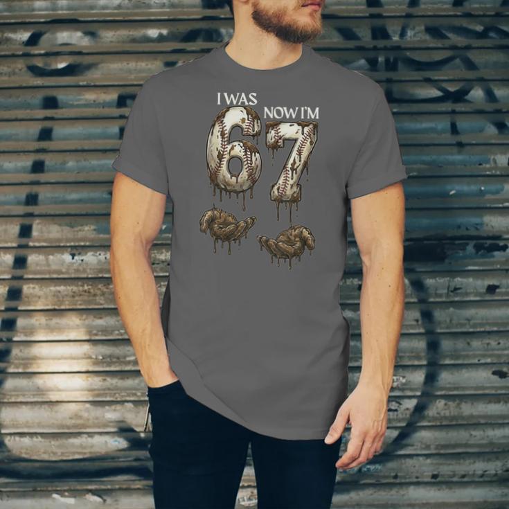 I Was 6 Now I'm 7 Baseball 6 7 Birthday Boys Girls Unisex Jersey T-Shirt I Was 6 Now I'm 7 Baseball 6 7 Birthday Boys Girls Unisex Jersey T-Shirt