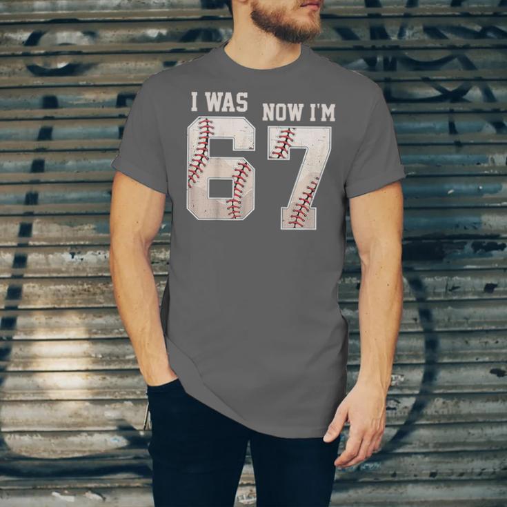 I Was 6 Now I'm 7 Year Old Birthday 67 Meme Baseball Bday Unisex Jersey T-Shirt I Was 6 Now I'm 7 Year Old Birthday 67 Meme Baseball Bday Unisex Jersey T-Shirt