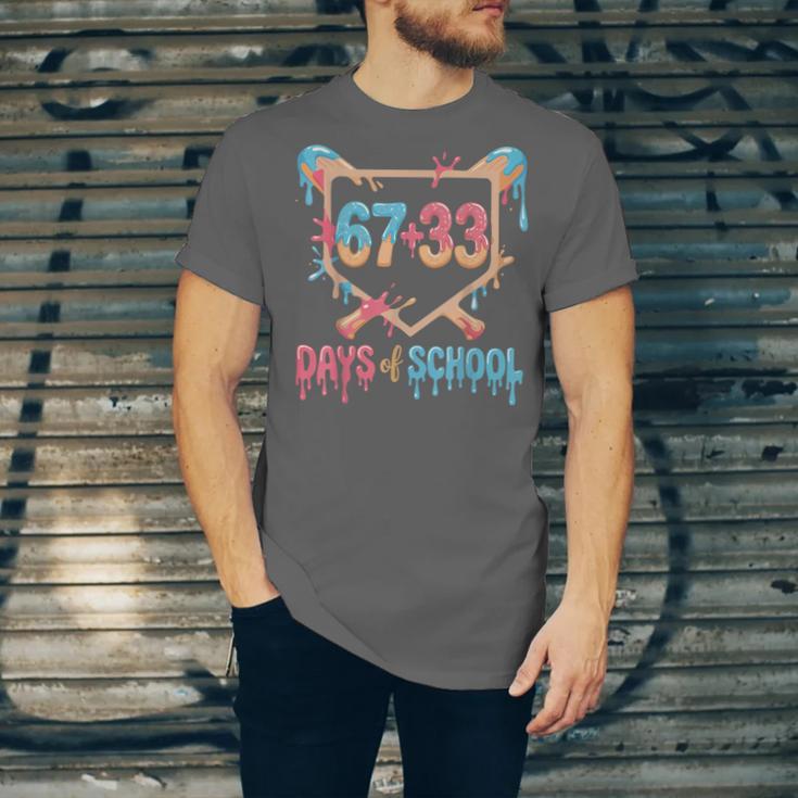 67 33 Days Of School Baseball Drip 100 Days Of School Unisex Jersey T-Shirt 67 33 Days Of School Baseball Drip 100 Days Of School Unisex Jersey T-Shirt