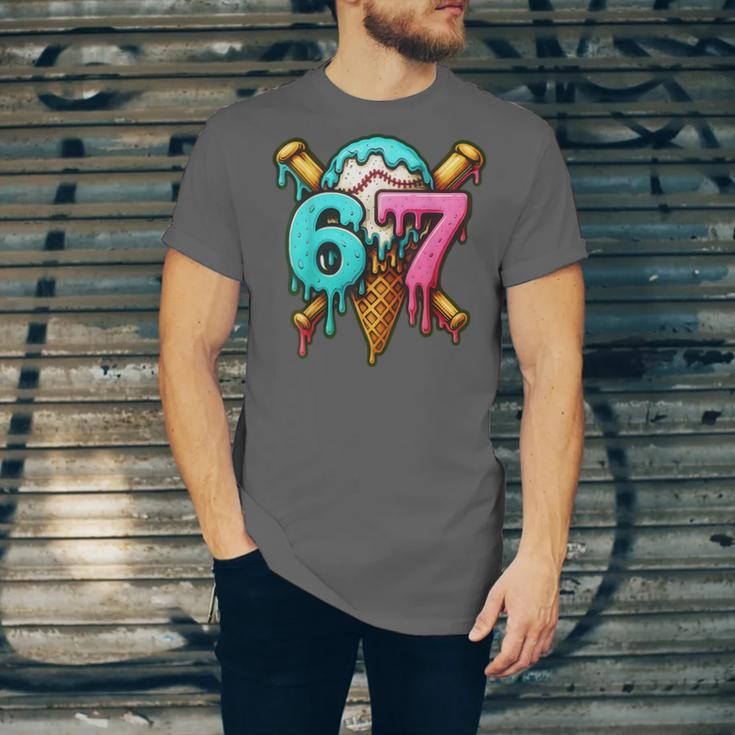 67 Baseball Ice Cream Drip Kids Unisex Jersey T-Shirt 67 Baseball Ice Cream Drip Kids Unisex Jersey T-Shirt