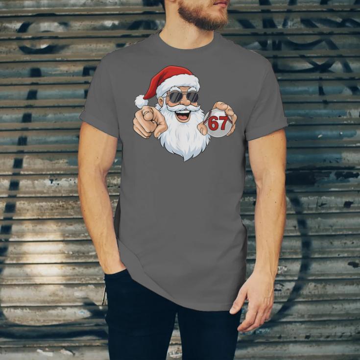 67 Baseball Santa Six Seven Meme Christmas Men Women Kids Unisex Jersey T-Shirt 67 Baseball Santa Six Seven Meme Christmas Men Women Kids Unisex Jersey T-Shirt