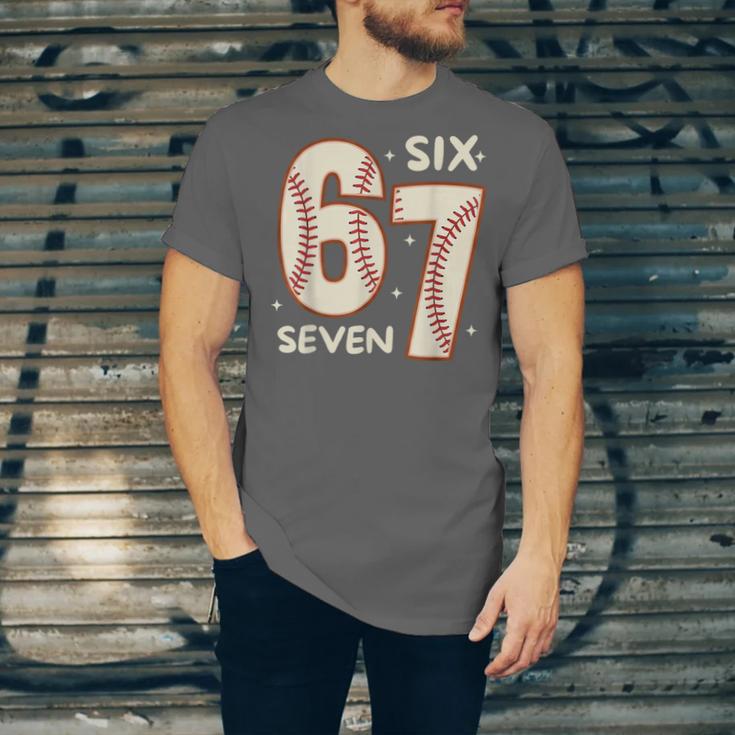 67 Baseball Six Seven 6 7 Meme Kids 67 Teen Boys 6-7 Unisex Jersey T-Shirt 67 Baseball Six Seven 6 7 Meme Kids 67 Teen Boys 6-7 Unisex Jersey T-Shirt