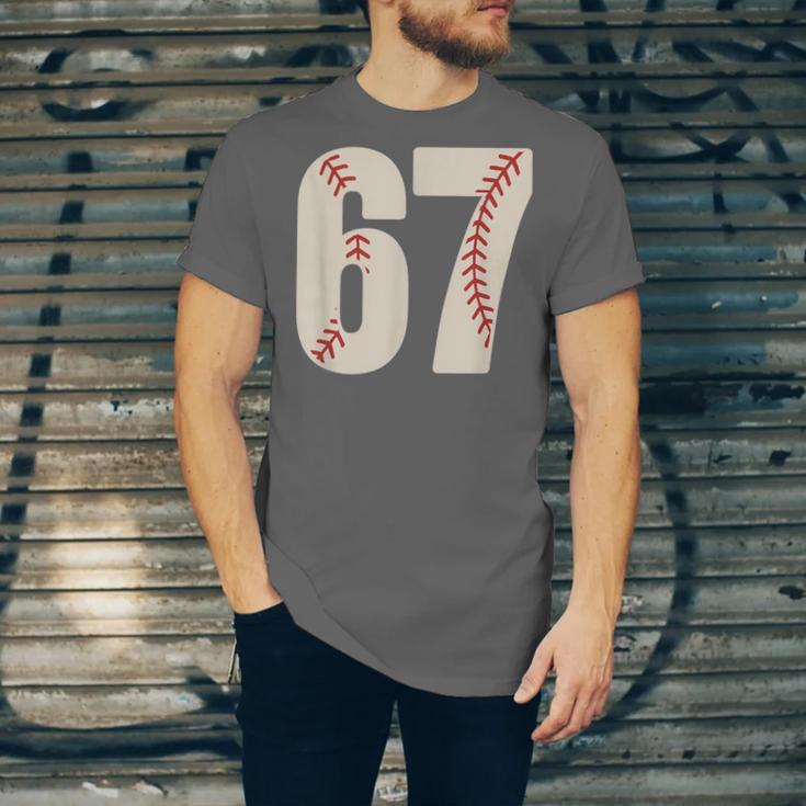 67 Baseball Six Seven 6 7 Meme 67 Unisex Jersey T-Shirt