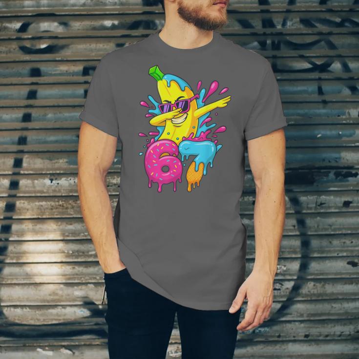 67 Dabbing Banana Baseball 6 7 Dripping Ice Cream Meme Unisex Jersey T-Shirt 67 Dabbing Banana Baseball 6 7 Dripping Ice Cream Meme Unisex Jersey T-Shirt